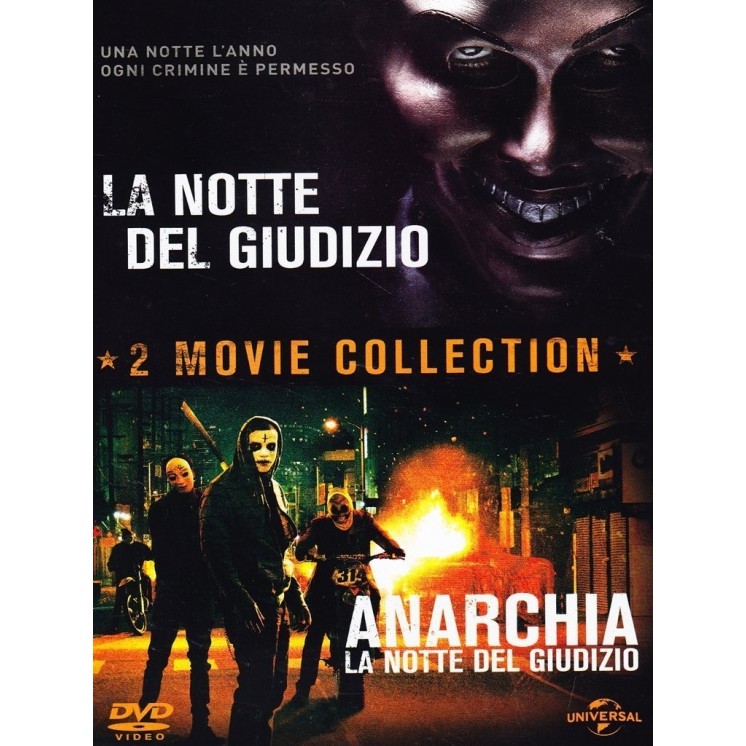 DVD 2 movie collection : Notte giudizio-Anarchia ITA usato ed. Universal B68