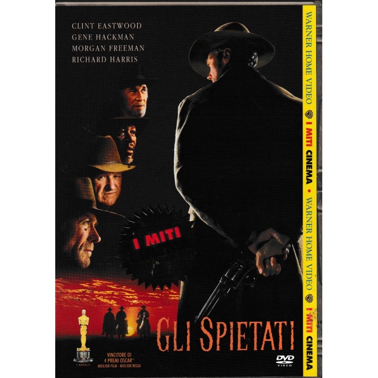 DVD I miti cinema : Gli spietati ITA usato ed. Warner Bros B32