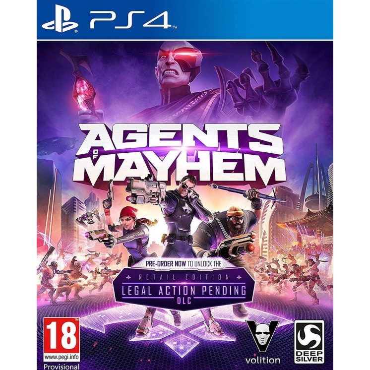 VIDEOGIOCO Playstation 4 Agents of Mayhem ITA usato ed. Deep Silver B24