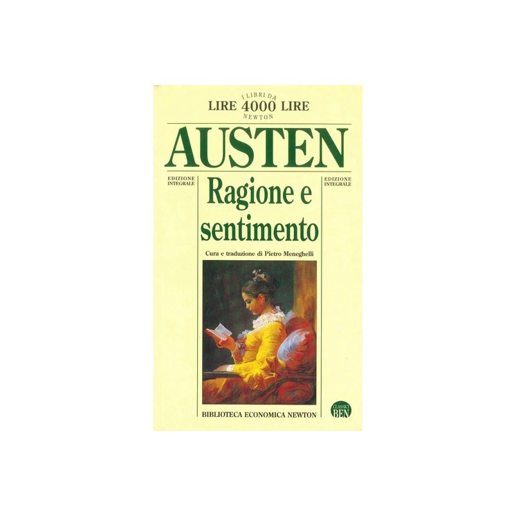Austen : senno e sensibilità versione integrale BROSSURATO ed. Newton A28