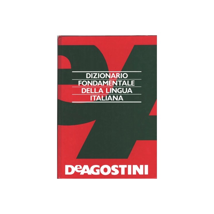 Dizionario fondamentale della lingua italiana CART. ed. Planeta DeAgostini A25