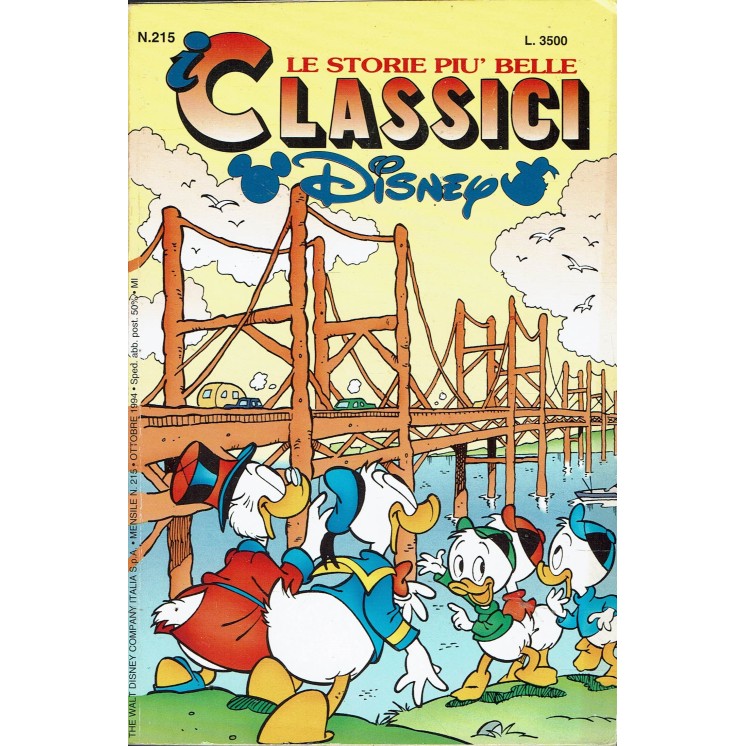 Classici Disney Seconda Serie n.215 ed. Mondadori BO06