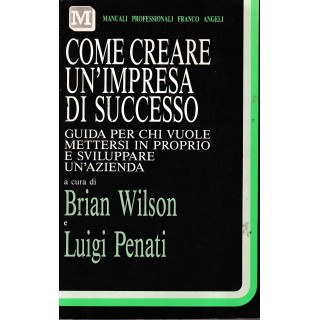 Brian Wilson : come creare impresa di successo BROSSURATO ed. Franco Angeli A80