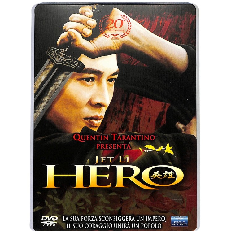 DVD Hero 20° anniversary steelbook  dischi ITA usato ed. Eagle Pictures B27