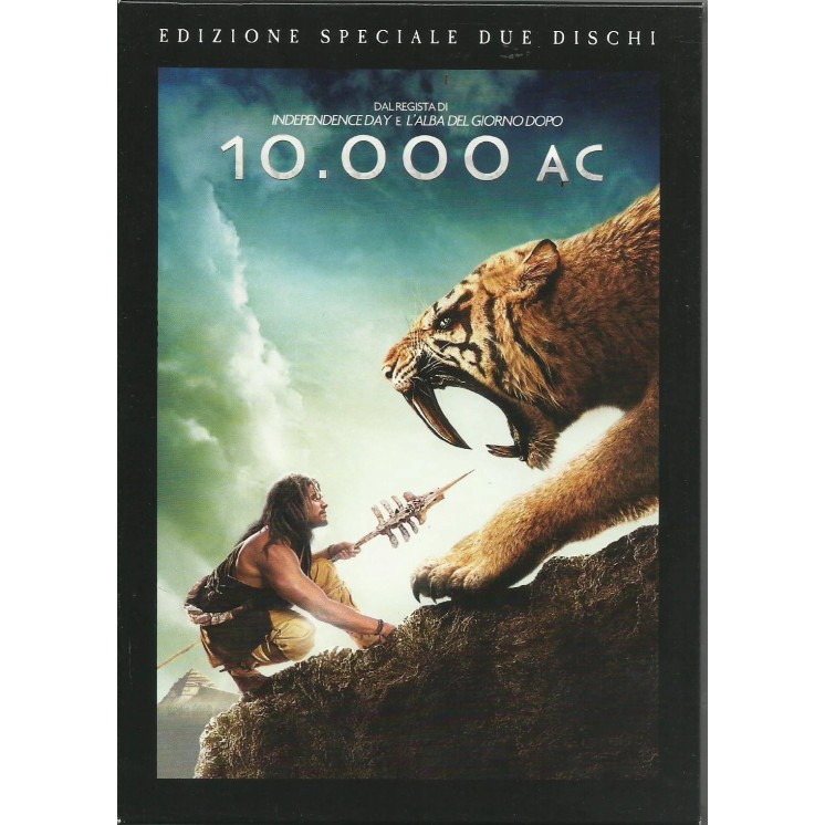 DVD 10.000 A.C. edizione speciale 2 dischi ITA usato ed. Warner Bros B70