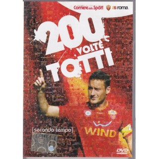 DVD 200 volte Totti secondo tempo ITA usato EDITORIALE ed. Corriere Sport B58