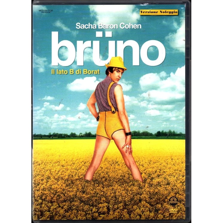 DVD Bruno il lato B di Borat versione noleggio ITA usato ed. Medusa B58