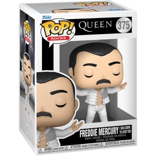 Funko Pop  375 : Freddie Mercury NUOVO ed. Pop Movies Gd38