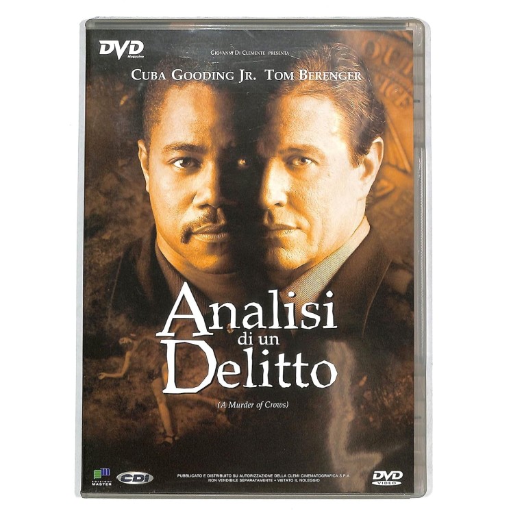 DVD Analisi di un delitto ITA usato EDITORIALE ed. Master B32