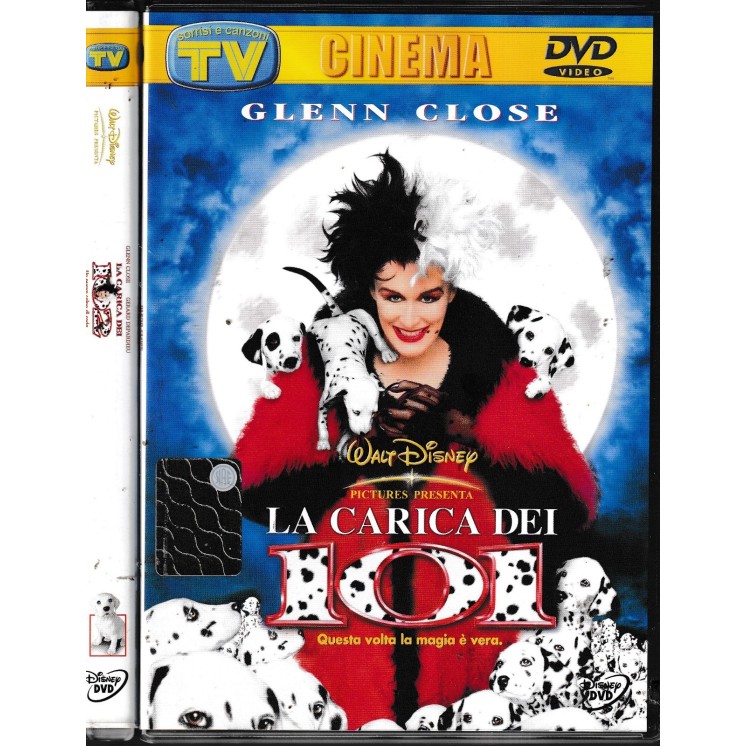 DVD La carica dei 101 1-2 ITA usato ed. Tv Sorrisi e Canzoni B80