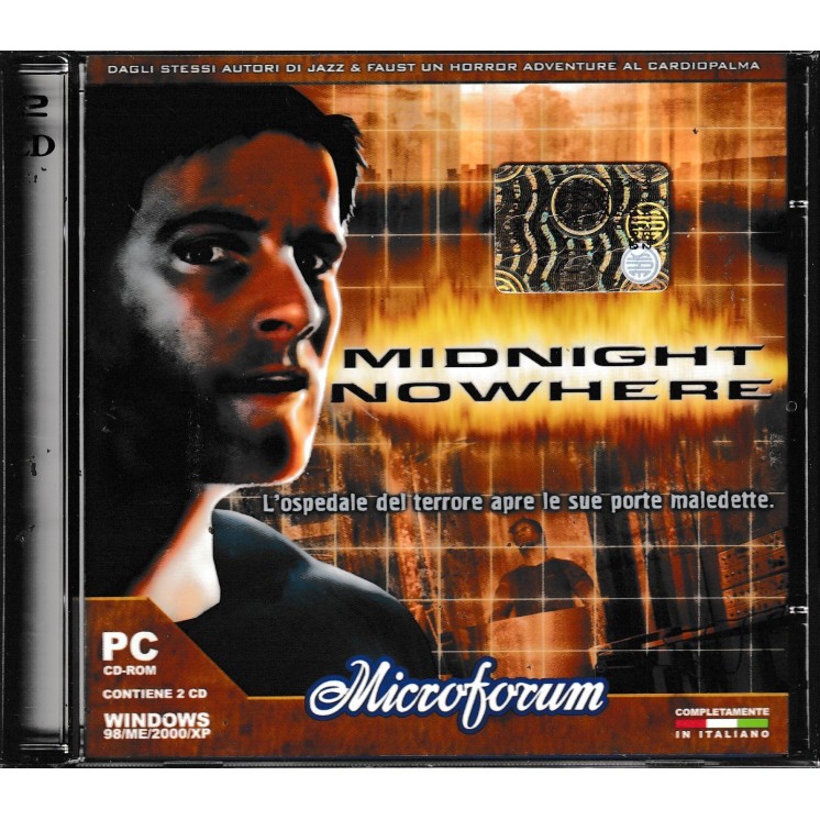 Videogioco PC : Midnight nowhere ITA usato ed. Microforum B77