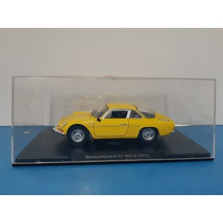 Auto VINTAGE Renault Alpine A110 1600 S 1971 gialla 1:24 MODELLINO Gd15