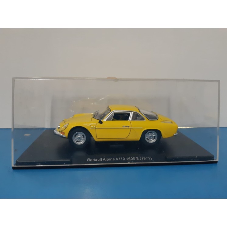 Auto VINTAGE Renault Alpine A110 1600 S 1971 gialla 1:24 MODELLINO Gd15