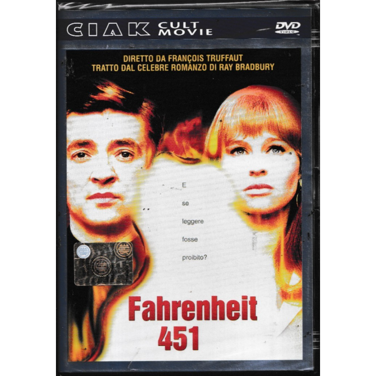 DVD Ciak cult movie: Fahrenheit 451 nuovo EDITORIALE ed. Universal B61