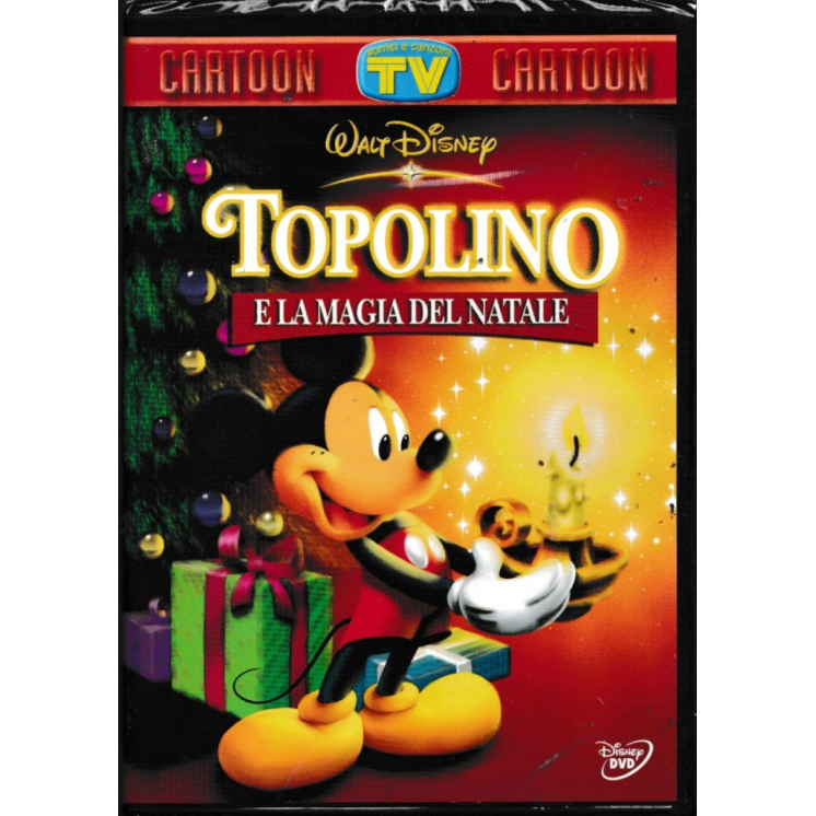 DVD Topolino e la magia del Natale ITA nuovo EDITORIALE Tv: Sorrisi canzoni B61