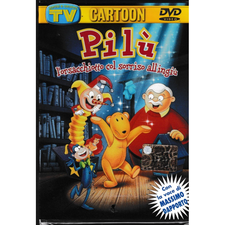 DVD Pilù orsacchiotto sorriso ingiù ITA nuovo EDIT. ed. Tv Sorrisi Canzoni B52