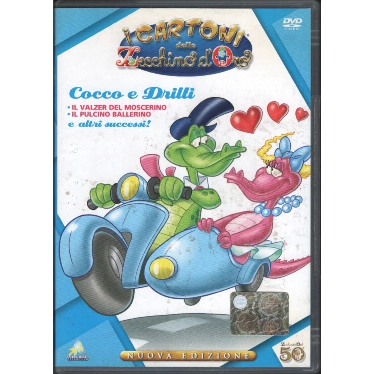 DVD Cartoni Zecchino d'Oro 5 : Cocco e Drilli ITA nuovo EDIT. Warner Bros B52