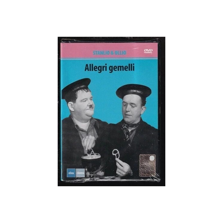 DVD Stanlio e Ollio allegri gemelli ITA nuovo EDITORIALE ed. Bibax B68