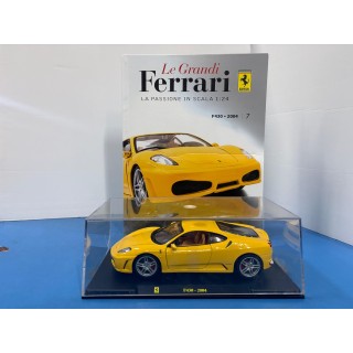 Le grandi Ferrari F 430 2004 gialla 1:24 Centauria FASCICOLO + MODELLINO Gd43