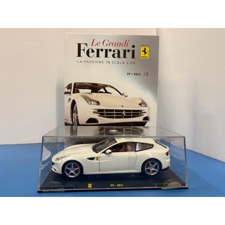 Le grandi Ferrari FF 2011 bianca 1:24 Centauria FASCICOLO + MODELLINO Gd43