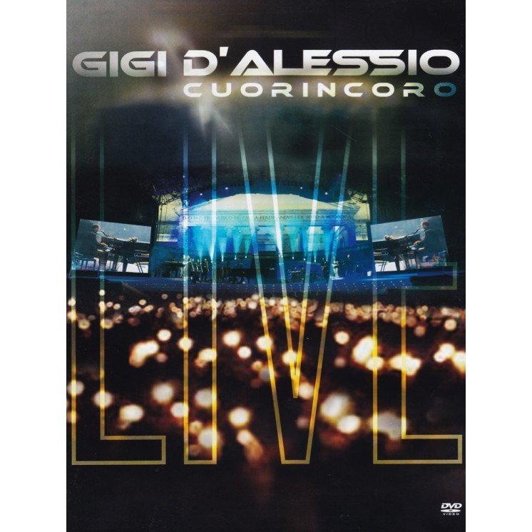 DVD Gigi D'Alessio cuorincoro live ITA nuovo EDITORIALE ed. RCA B79