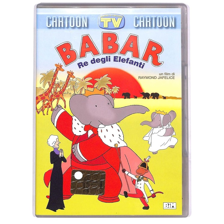 DVD Babar re degli elefanti ITA nuovo EDITORIALE ed. Tv Sorrisi Canzoni B14