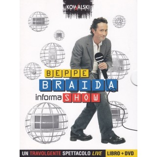 DVD Beppe Braida informa show + libro ITA nuovo EDIT. ed. Tv Sorrisi Canzoni B57