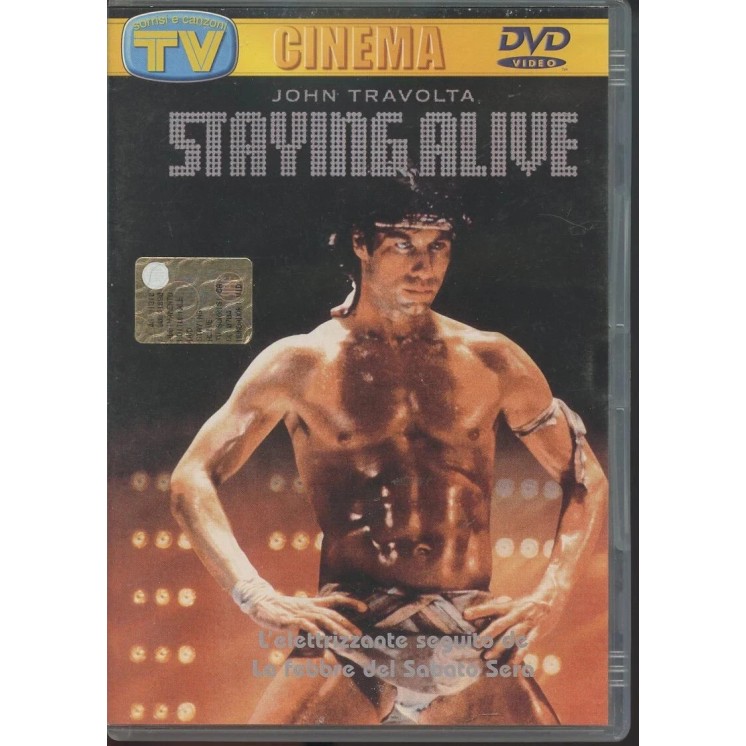 DVD Staying alive ITA usato  EDITORIALE ed. Tv Sorrisi Canzoni B27