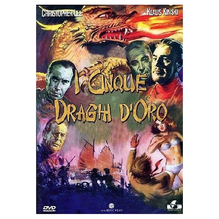 DVD I cinque draghi d'oro ITA usato EDITORIALE ed. Passworld B22