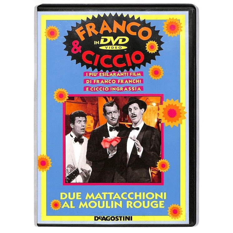 DVD Due mattacchioni al Moulin Rouge ITA usato EDITORIALE ed. DeAgostini B77