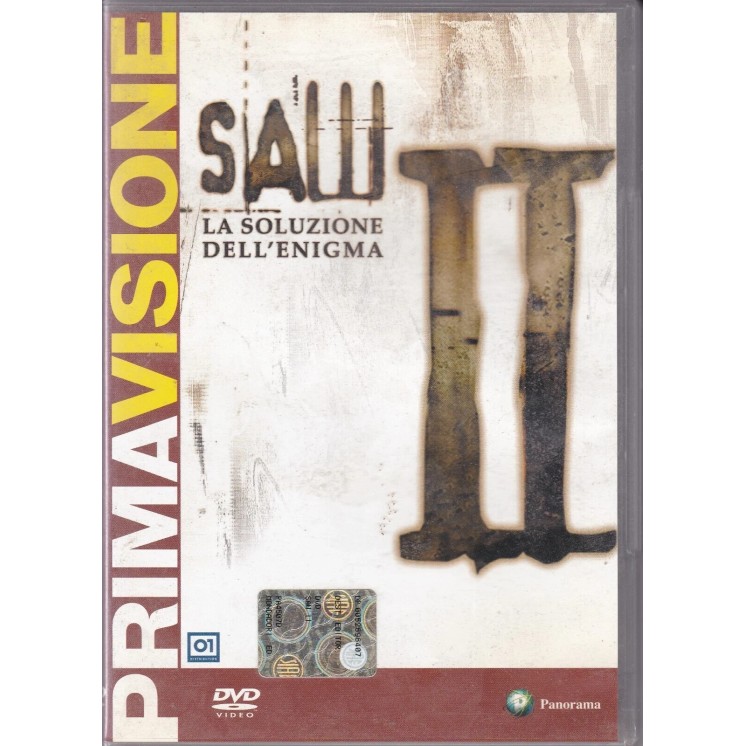 DVD Prima Visione : Saw II soluzione enigma ITA usato EDIT. ed. Panorama B36