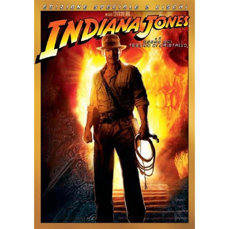 DVD Indiana Jones regno teschio ed. speciale 2 dvd ITA usato ed. Paramount B79