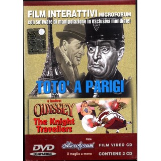 DVD Totò a Parigi Odyssey knight traveller 2 dischi ITA usato ed. Microfilm B47