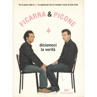DVD Ficarra e Picone diciamoci verità + libro ITA usato EDIT. ed. Mondadori B48