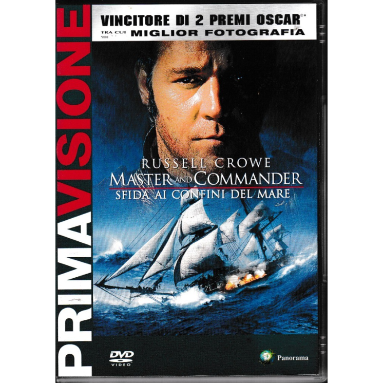 DVD Prima visione : Master and  commander ITA nuovo EDITORIALE ed. Panorama B64