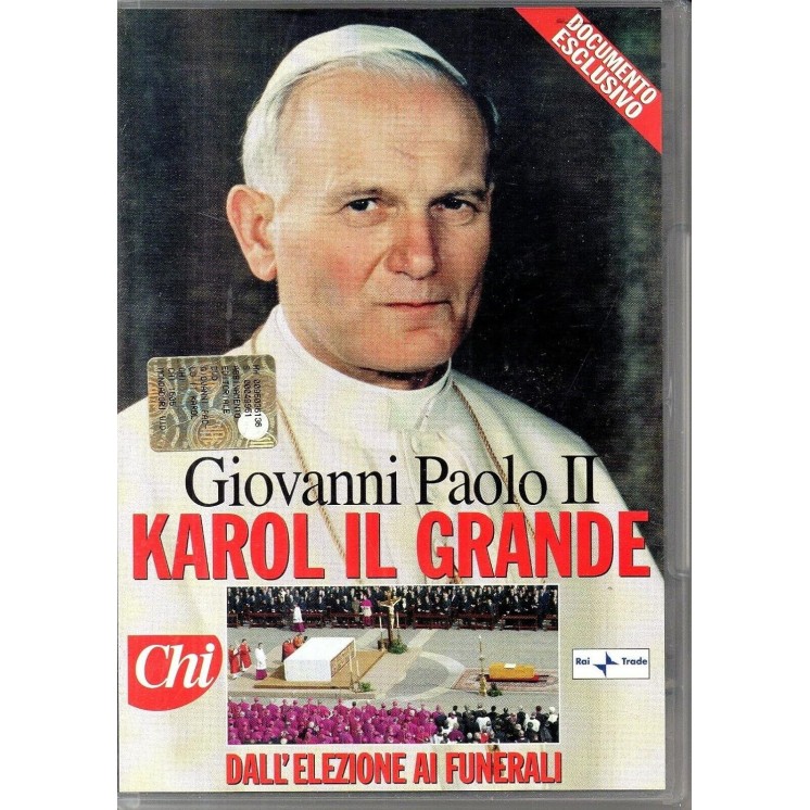 DVD Giovanni Paolo II Karol grande ITA nuovo EDITORIALE ed. Rai Trade B55