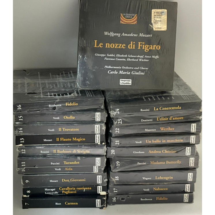 La grande lirica seq. COMPL. 7/25 ITA nuovo ed. L'Espresso FF16