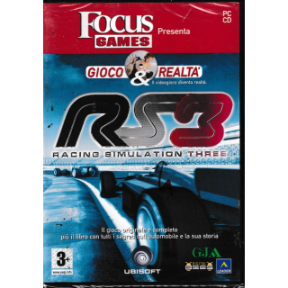 Videogioco PC : RS3 racing simulation three ITA nuovo EDIT. ed. Ubisoft B25