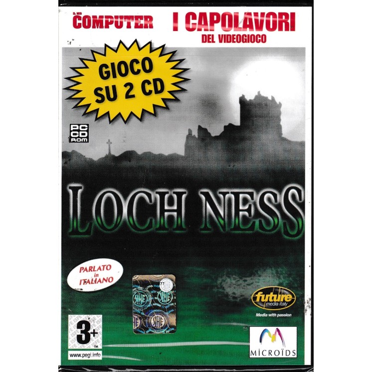 Videogioco PC : Loch Ness 2 dvd ITA nuovo EDIT. ed. Microids B17