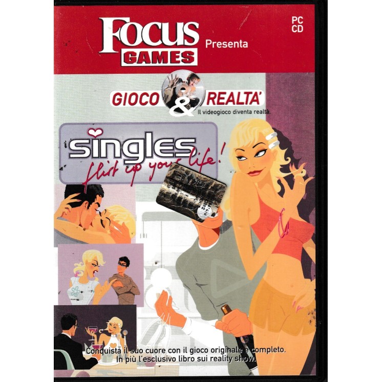 Videogioco PC : Singles flirt up your life ITA usato EDIT. ed. Focus Games B17