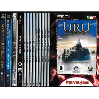 Videogioco PC : Myst seq. INCOMPL. 1/6 ITA usato EDIT. ed. EMC B09