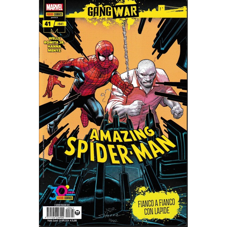 L'Uomo Ragno 841 : Amazing Spider-Man 41 di Wells NUOVO ed. Panini Comics