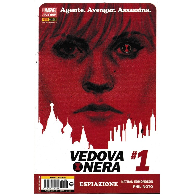 Marvel saga 20 : Vedova Nera 1 espiazione di Noto ed. Panini Comics SU71