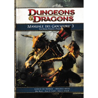 Dungeons Dragons manuale del giocatore 3 CARTONATO ed. Wizard FF01