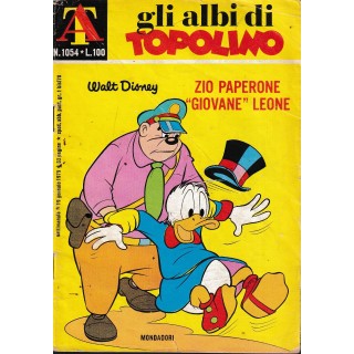 Gli albi di Topolino 1054 Zio Paperone giovane leone ed. Mondadori BO09