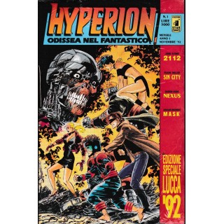 Hyperion odissea fantastico 1 VARIANT Lucca 92 BROS. NUOVO ed. Star Comics SU20
