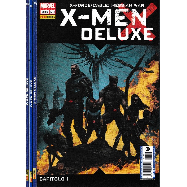 X-Men deluxe 179/182 : X-Force Messiah War serie COMPL. 1/4 ed. Panini FU26
