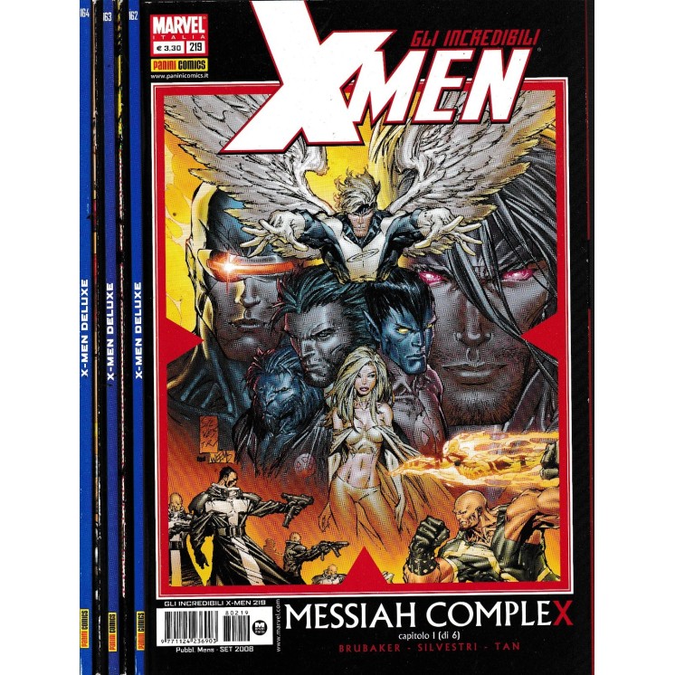 Gli incredibili X-Men 162/164 219/221 : Messiah complex 1/6 ed. Panini FU19