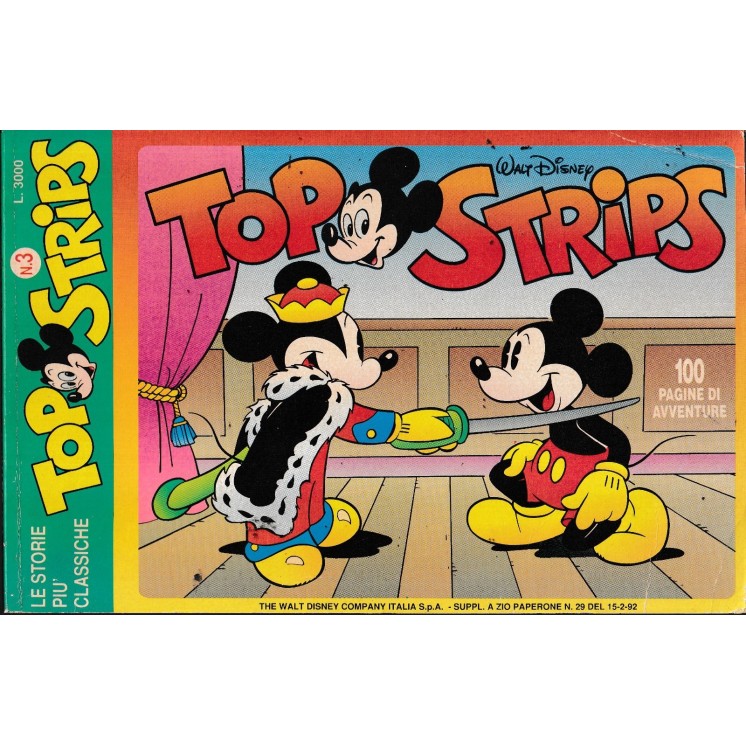 Topo Strips  3 suppl. Zio Paperone 29 di Walt Disney ed. Disney BO04