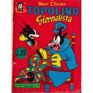 Albi della Rosa  74 Topolino giornalista di Disney ed. Disney BO09
